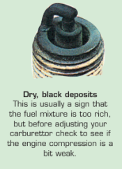 Checking the spark plug 3