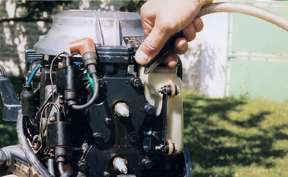  clean around the spark plug socket